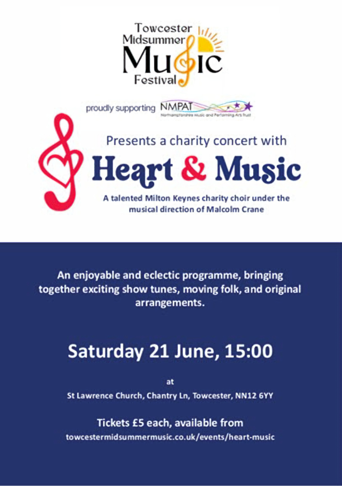 Heart & Music at the Towcester Mudsummer Muic Festival
