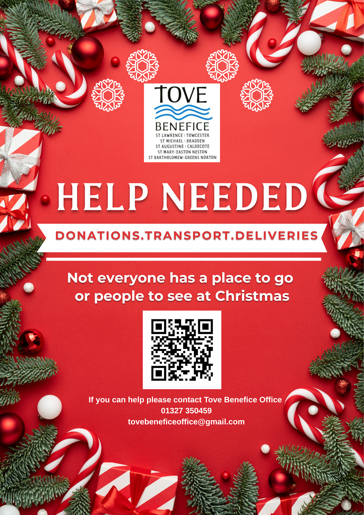 Help Needed in the Tove Benefice