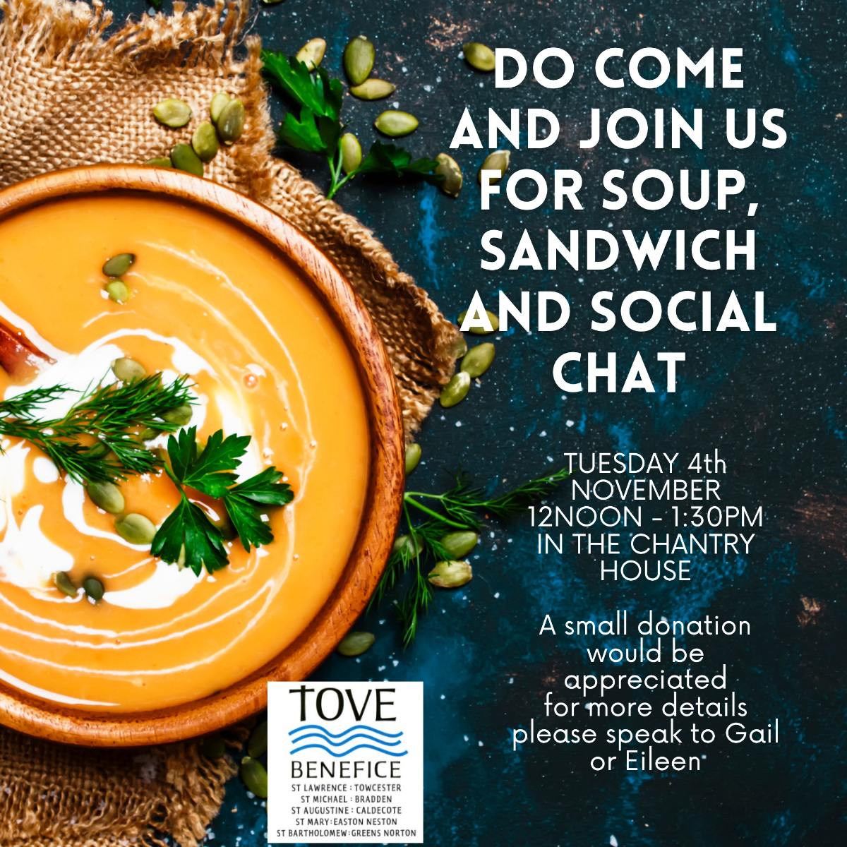 Soup, Sandwich and Social Chat
