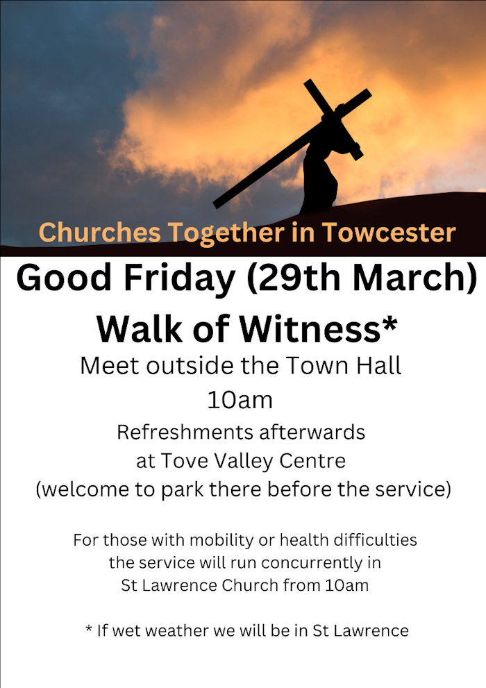 Good Friday Walk of Witness in the Tove Benefice