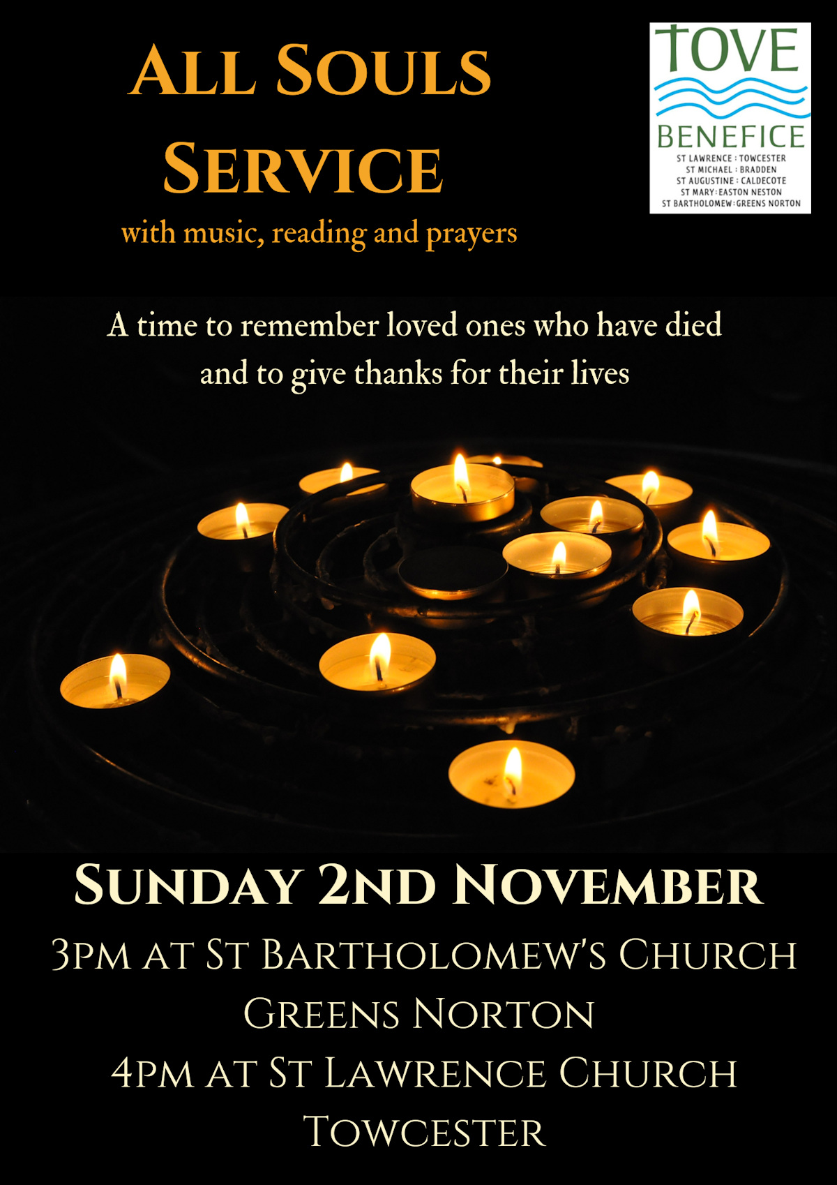 All Souls Service in the Tove Benefice